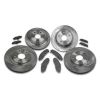 SSBC Brakes Slotted Rotors & Pads Package - Front & Rear - 1994-1997 GM F-Body: Camaro & Firebird