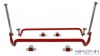 Pro-Touring Front & Rear Tubular Sway Bars Set - 32mm Front & 25mm Rear - 2010+ Chevrolet Camaro