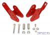 Rear Lower Control Arm Relocation Brackets - Bolt In or Weld In - 2005+ Ford Mustang