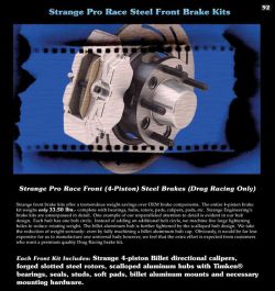 Strange Engineering B4180WC Front Brakes | 1993-2002 F-Body Camaro