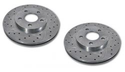 Drilled Slotted Front Brake Rotors | 1998-2002 F-Body Camaro Firebird