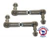 Adjustable Length Front Sway Bar End Links (Pair) | Jeep JK Wrangler (2 Door) & Wrangler Unlimited (4 Door) with 0"-2.0" Lift