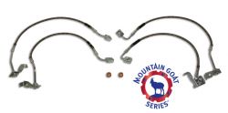 Extended Length Braided Stainless Steel Brake Lines | Jeep JK Wrangler