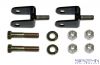 No Bind Lower Rear Shock Relocation Mounting Brackets | 1964-1977 GM A-Body: Chevelle, Malibu, GTO, etc.